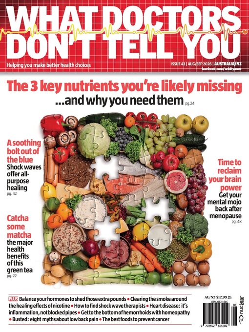 Cover image for What Doctors Don't Tell You Australia/NZ